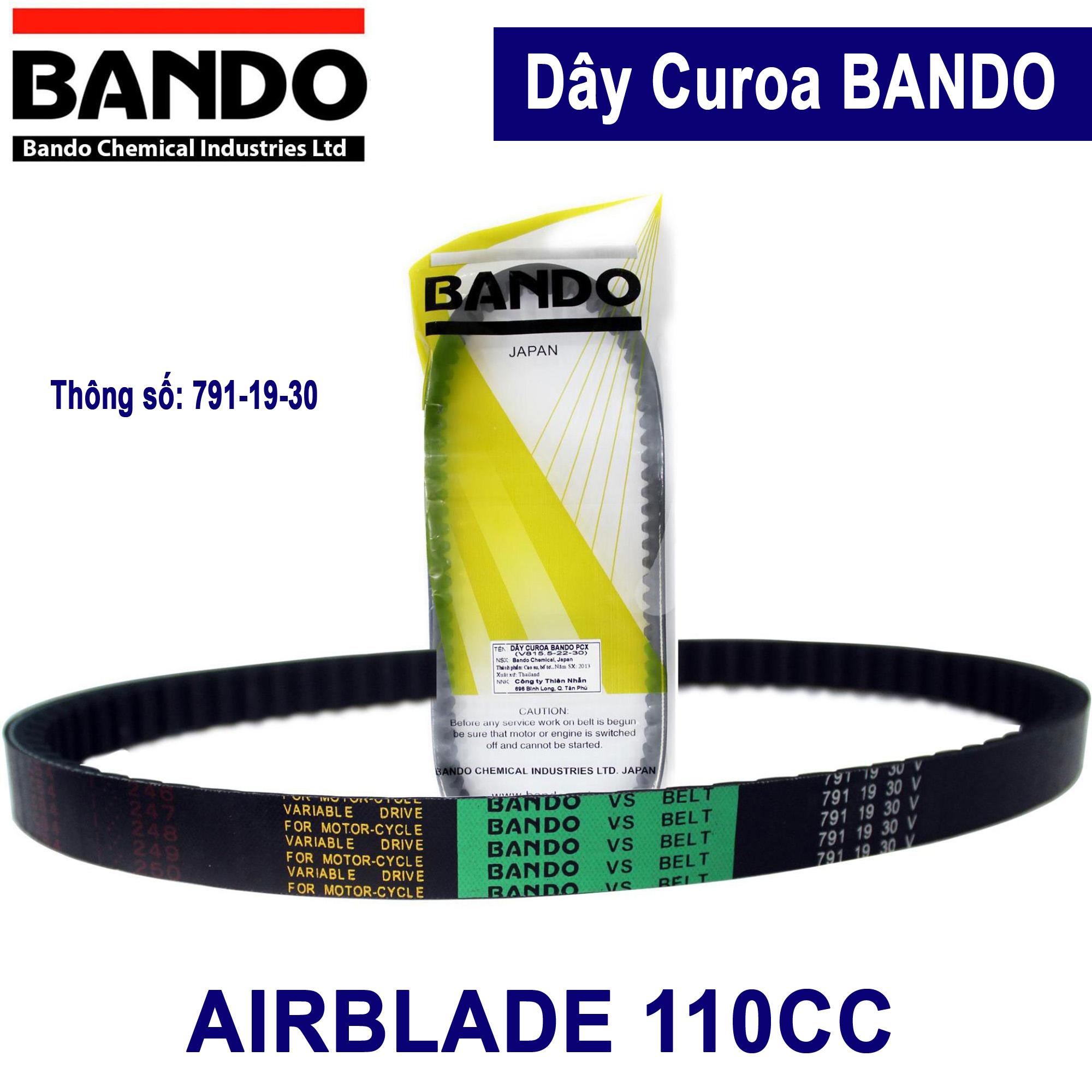 Dây curoa Honda Airblade 110, Click 110 - Thái Lan
