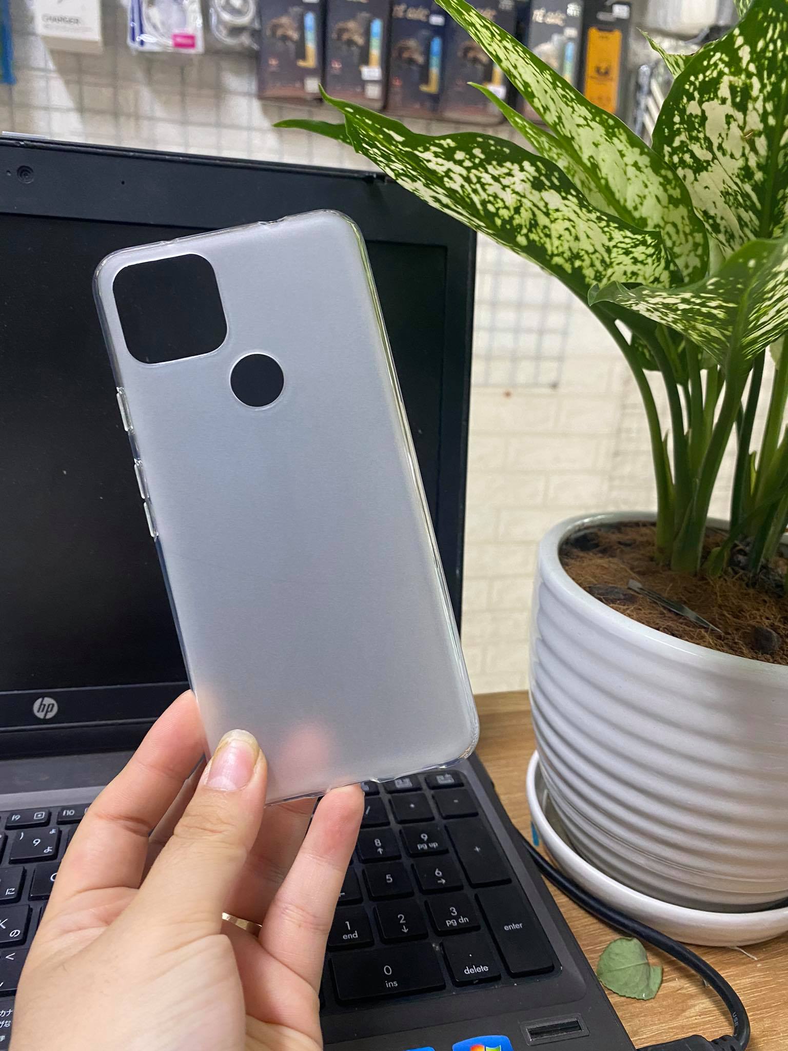Ốp silicon cho điện thoại Google Pixel 5A