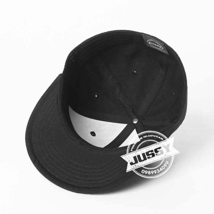 [HCM]MŨ SNAPBACK NAM THỜI TRANG TRƠN - ĐEN