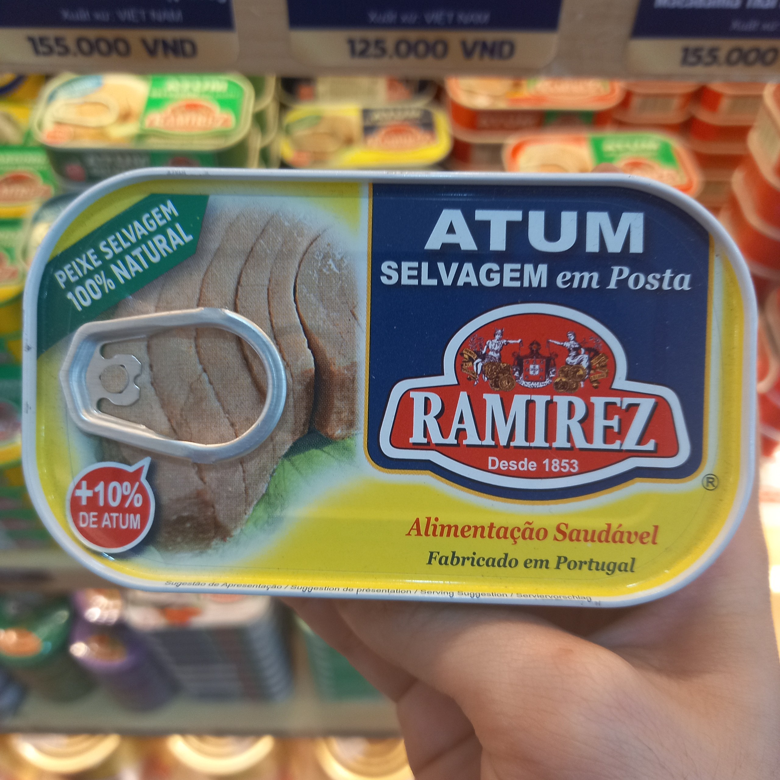 Cá ngừ ngâm dầu Ramirez - Hộp 120g