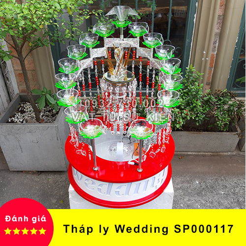 [HCM]【Chất Lượng】Tháp Ly Đám Cưới Wedding SP000117