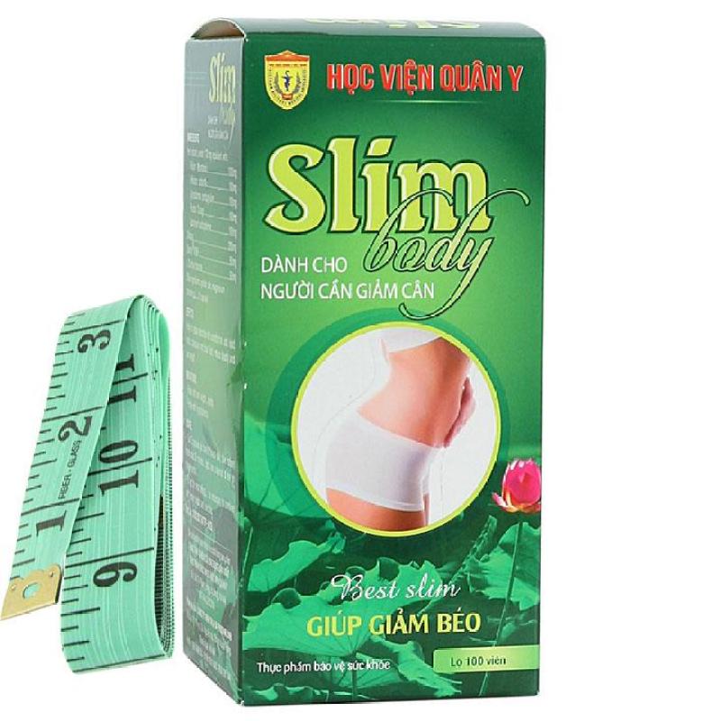 Giảm cân Slimbody giảm cân Học Viện Quận Y cơ địa khó tặng thước dây cao cấp