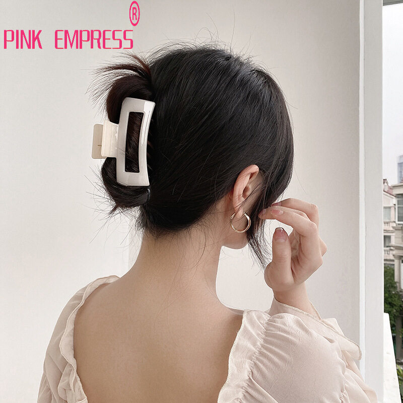 Kẹp Hàm Cá Mập PINK EMPRESS Cá Tính Thanh Lịch Hàn Quốc, Bắt Tóc Cho Nữ-INTL