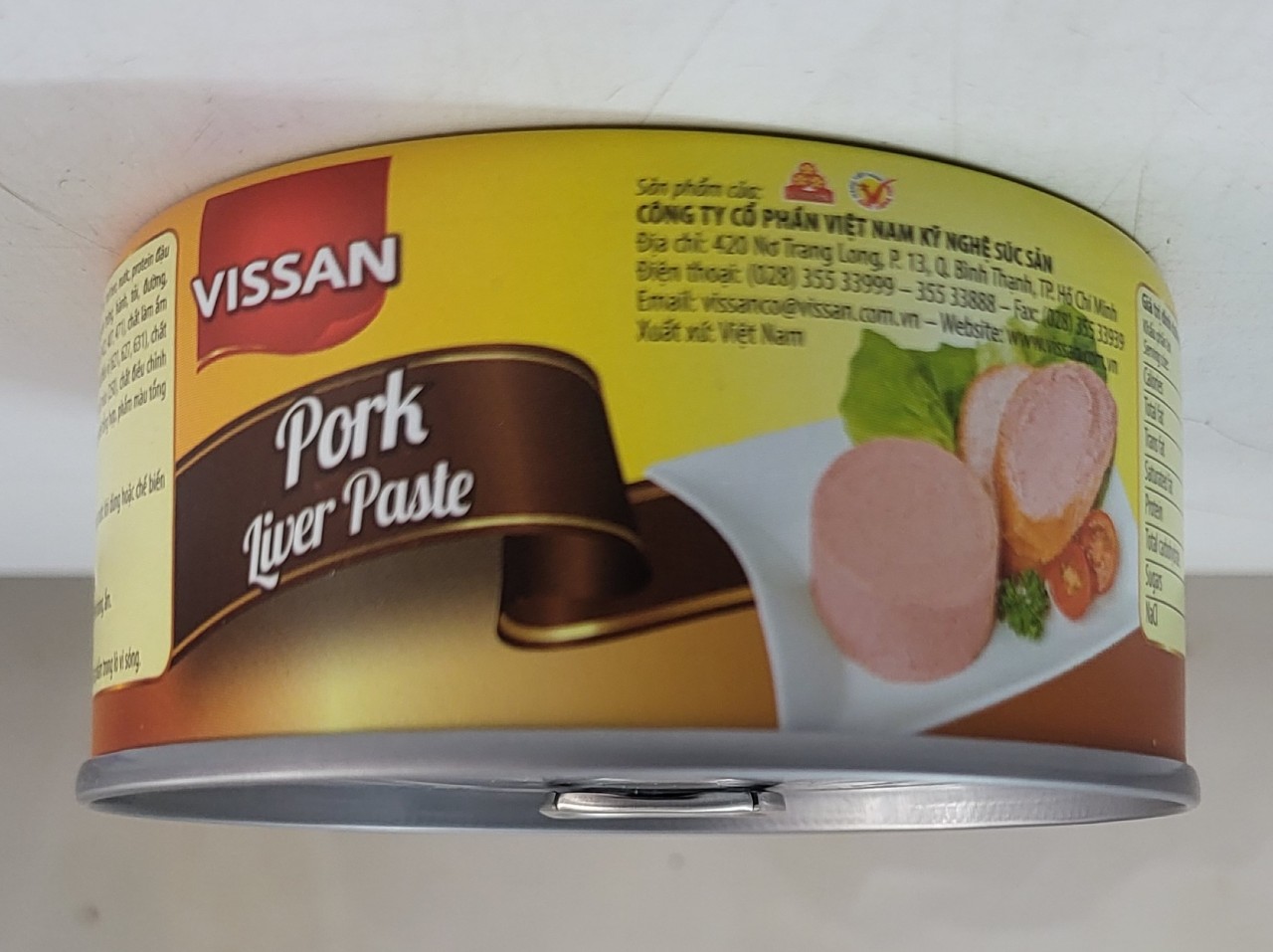 [Hộp 170g - GAN] PATE GAN HEO [VN] VISSAN Pork Liver Paste