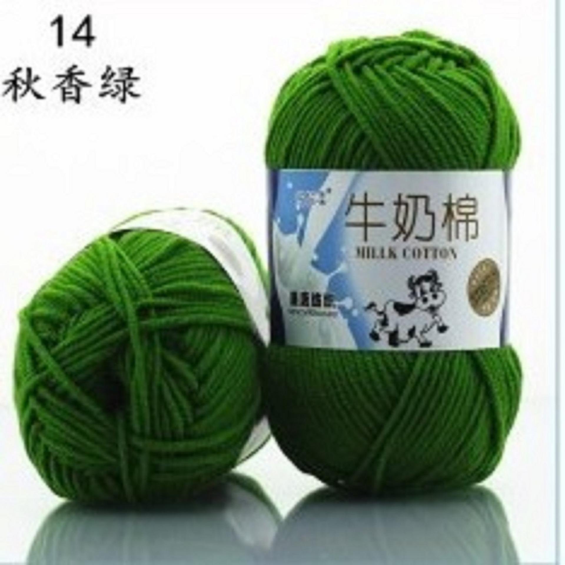 4 cuộn len milk bò