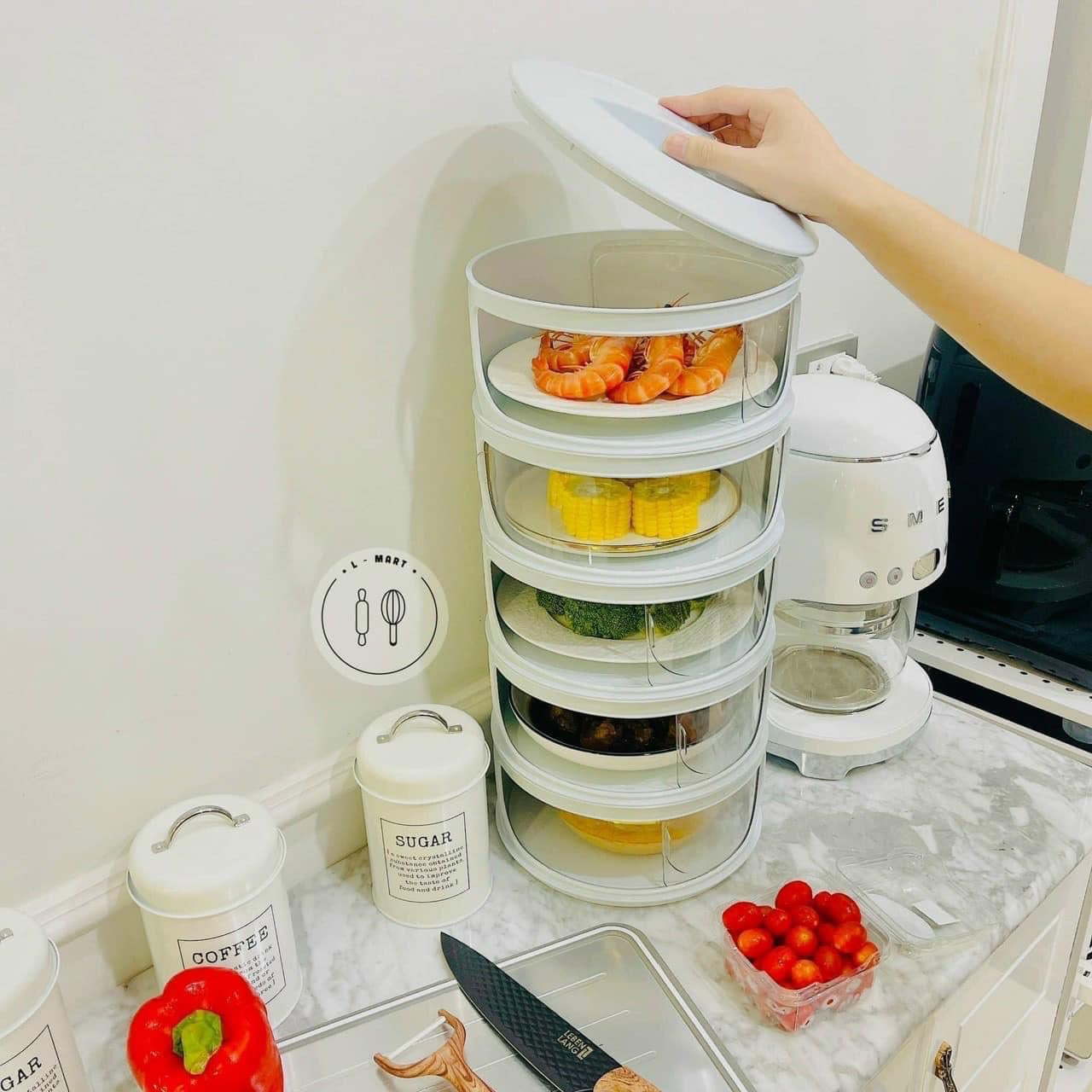 💥 LỒNG BÀN BUCOOK 5 TẦNG MỚI BẢO QUẢN THỰC PHẨM 💥
