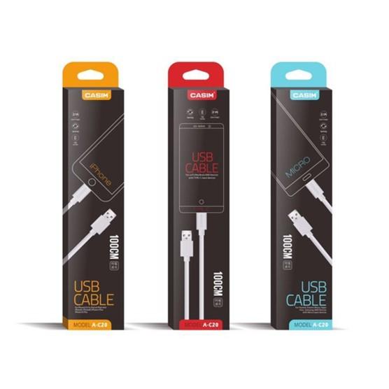 (SIÊU RẺ) CÁP SẠC CASIM CHÂN MICRO - SẠC NHANH SIÊU BỀN