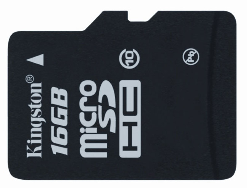 Thẻ Nhớ Micro SDHC Kingston 16GB Class 10 (Có Adapter)