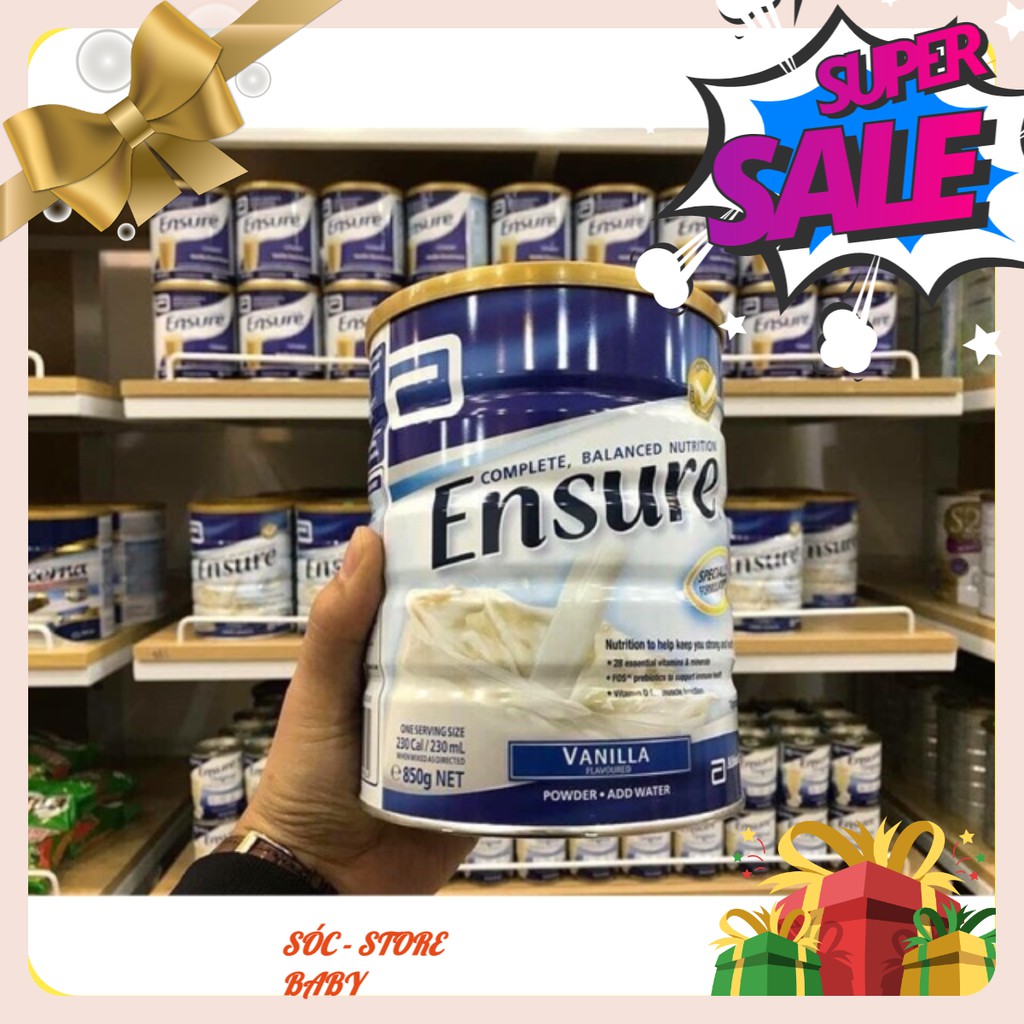 💧Sữa Bột Ensure 850gr- Úc [Date 10/2022]