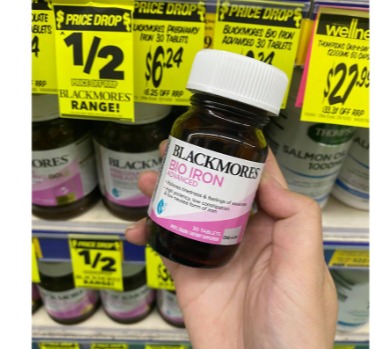 Sắt Bio Iron Advanced blackmores 30 Tablets Úc