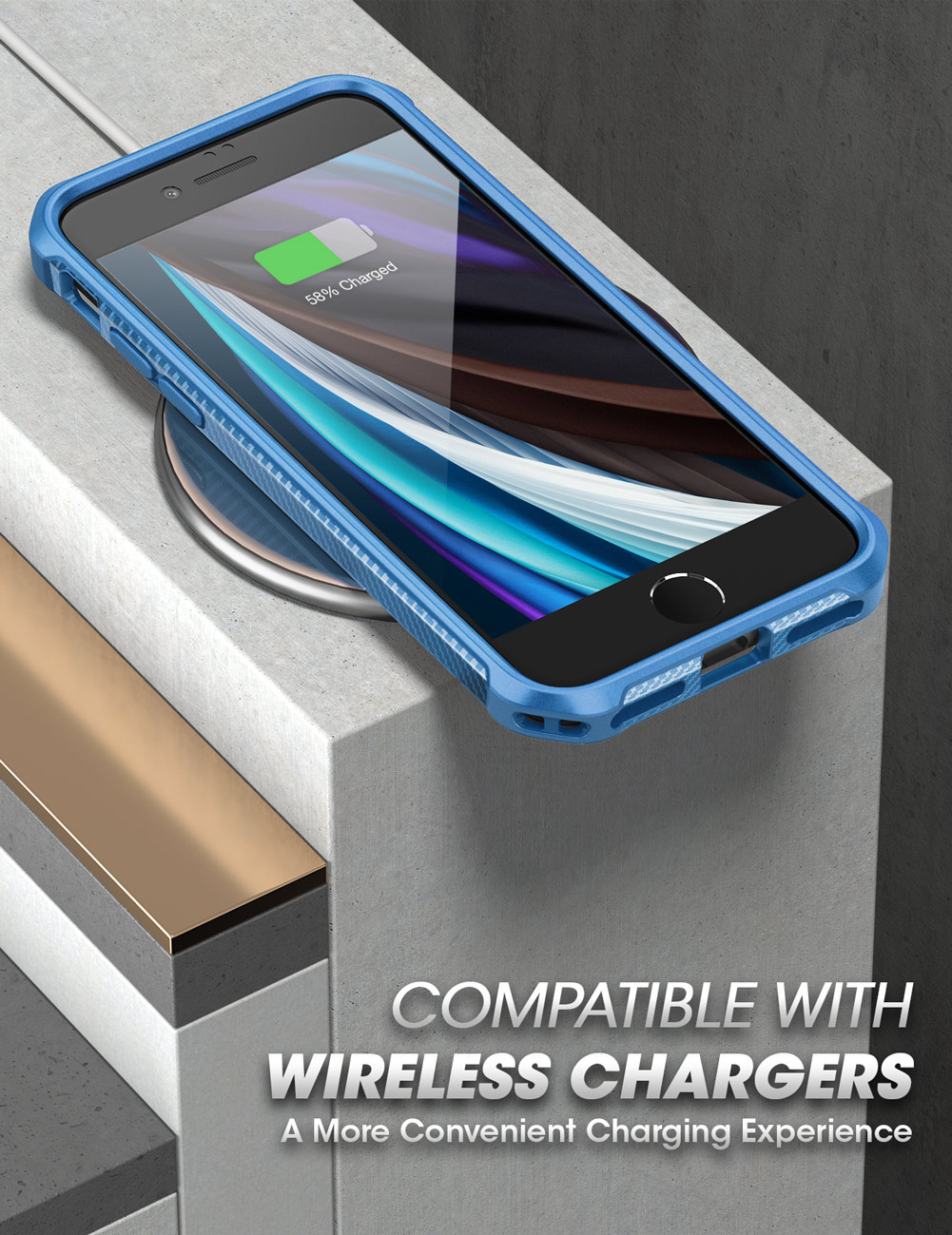 Ốp lưng cho iPhone SE 2022/iPhone SE thế hệ thứ 2 (2020) Vỏ ốp trong suốt bảo vệ lai cao cấp cho iPhone SE 2/ 7/8