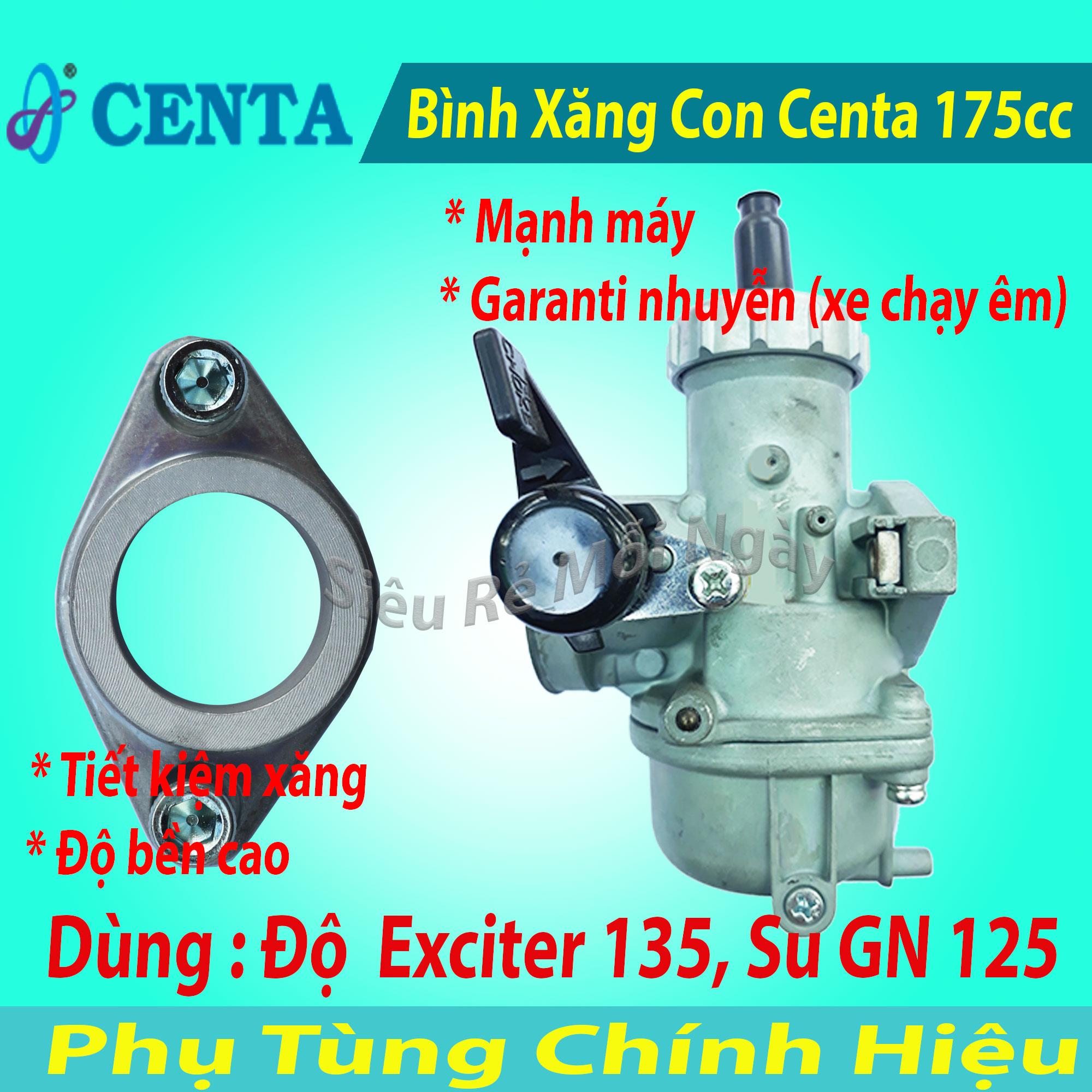 [HCM]Bình Xăng Con Centa 175 Độ Exciter 135 Su GN 125