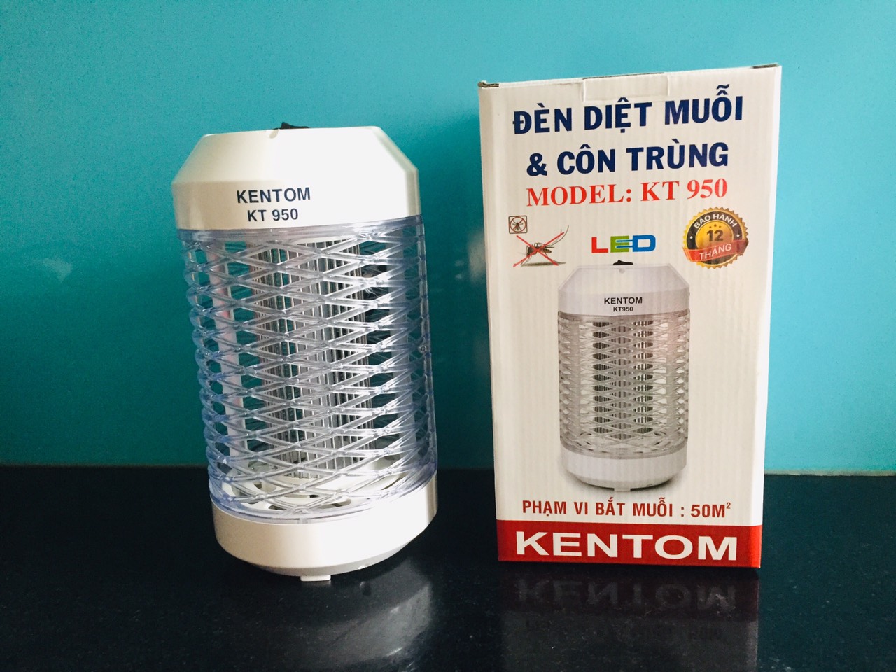 Đèn diệt muỗi và côn trùng Kentom KT 950-msclv