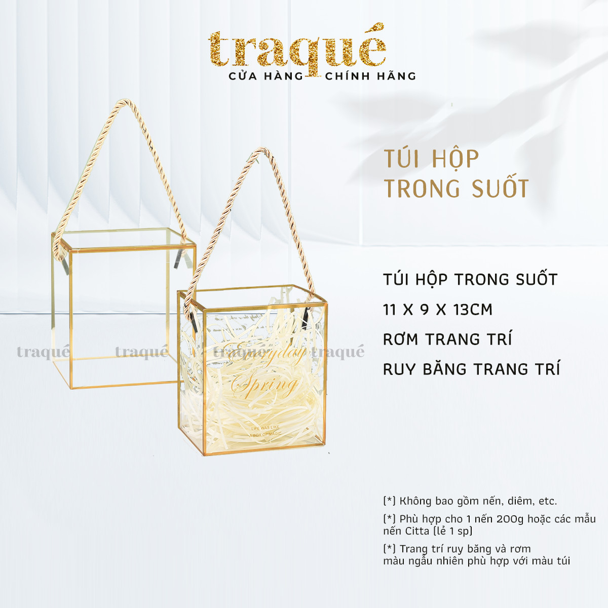 Nến thơm tinh dầu Citta - Ly thuỷ tinh nắp gỗ