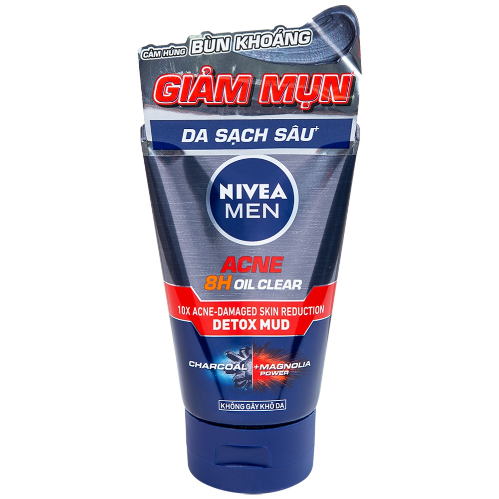 Sữa rửa mặt nivea men sạch nhờn giúp ngăn ngừa mụn 100g