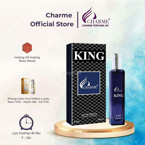 Nước hoa 20ml các loại Char.me - Dạng xịt
