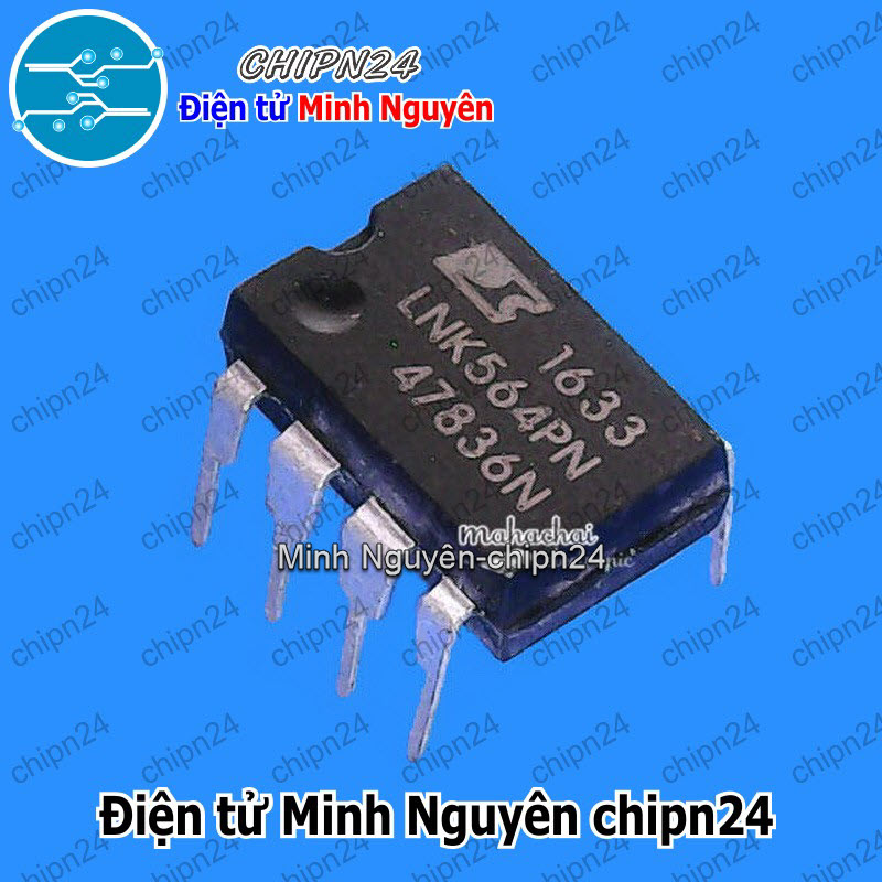 [1 con] (DT) IC LNK564PN DIP-7 Hàng Tốt (LNK564P LNK564 LNK 564) (AC/DC Converters 2.1W 85-265 VAC 2.9W 230 VAC) - HH004255