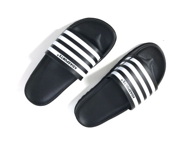 Dép Nhựa Sọc đen trắng BB333