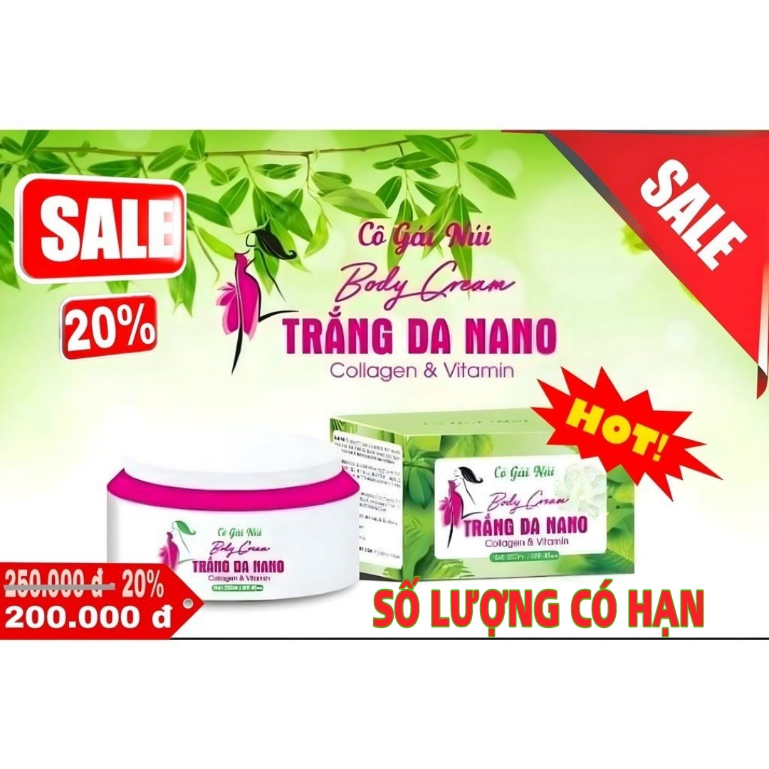 Kem Dưỡng Thể - Trắng Da (Cô Gái Núi )