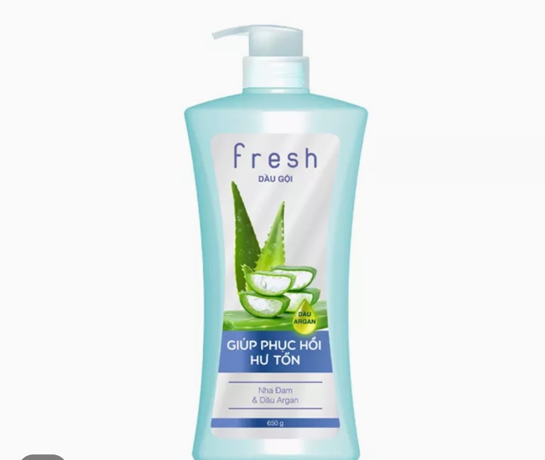[HCM] Combo Dầu Gội Dầu Xã Fresh từ Nha Đam ( Dầu gội 650g+ Dầu xã 170g)