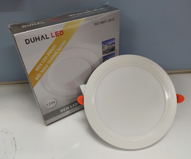 Đèn LED siêu mỏng đổi màu 12W Duhal (KDMT0121).