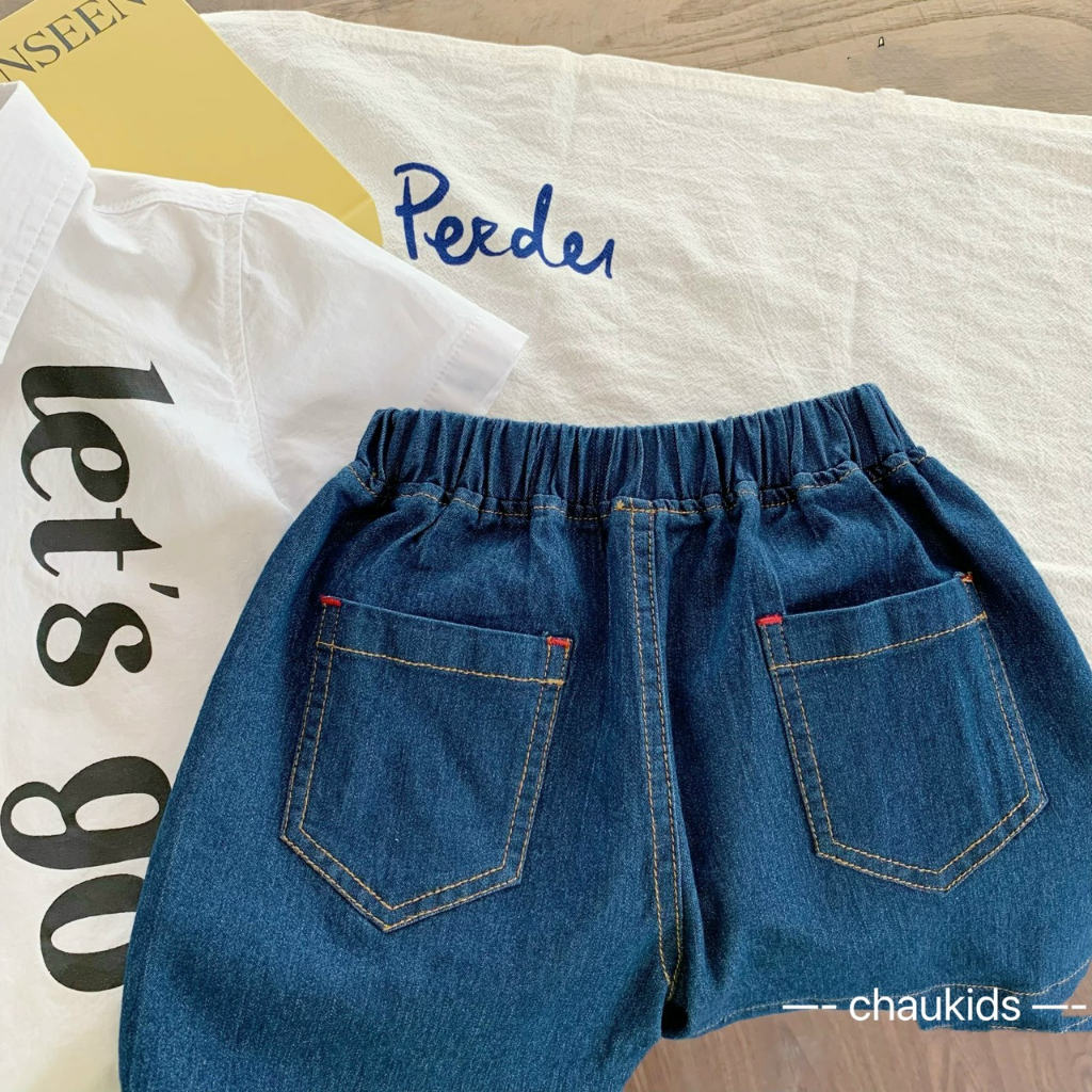 SET SƠ MI QUẦN JEAN BÉ TRAI 8-18KG(LETGO)