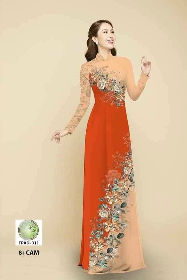 Áo dài truyền thống AD12-01 (CẢ BỘ