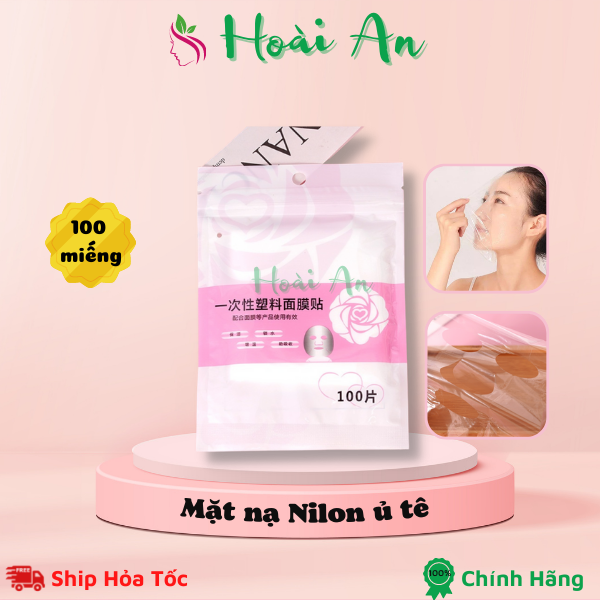 Mặt nạ Nilon ủ tê gói 100 miếng | Mặt nạ ủ tê