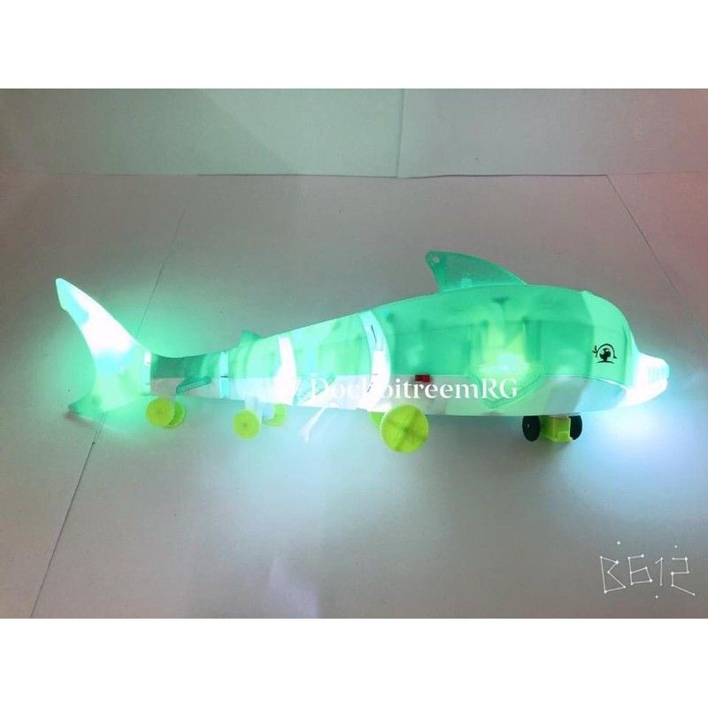 Đồ chơi cá heo chạy pin nhạc đèn 2028