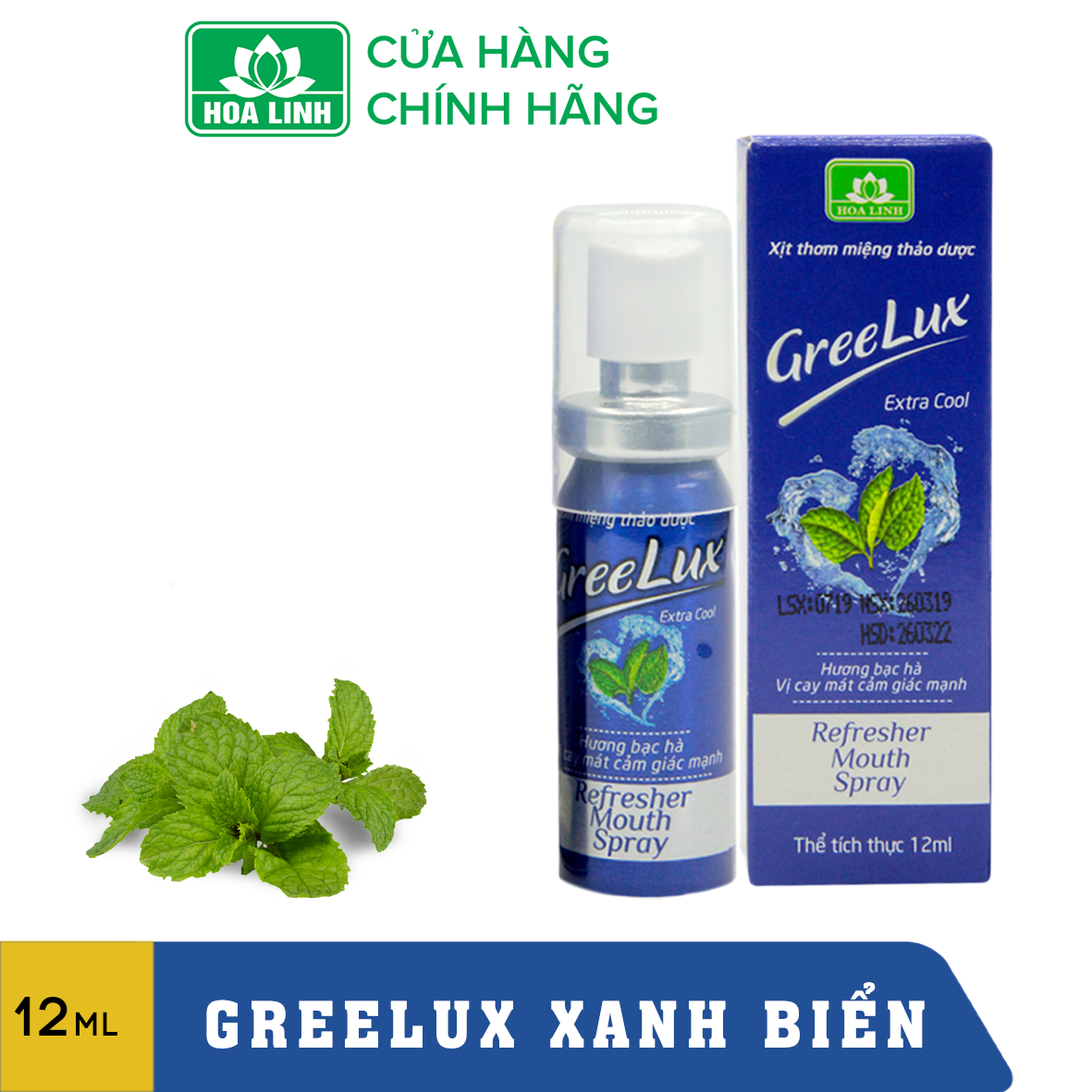 Combo Greelux – Xịt thơm miệng cho hơi thở thơm mát - CB2 - 002
