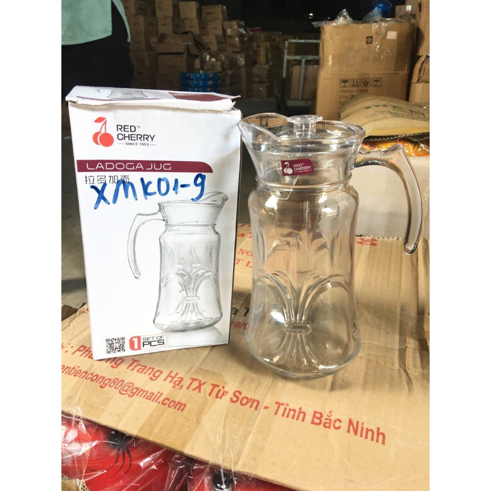 Xả Kho sỉ bình nước thủy tinh 1.5l(km)