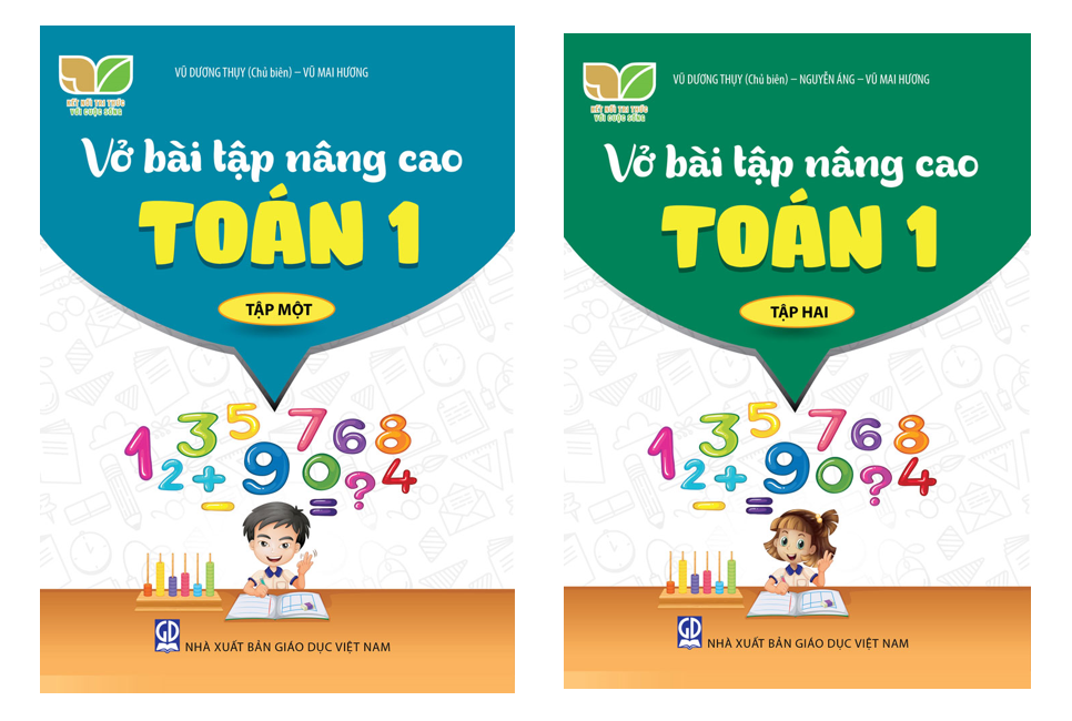 Sách - combo vở bài tập nâng cao toán 1 - tập 1 + 2
