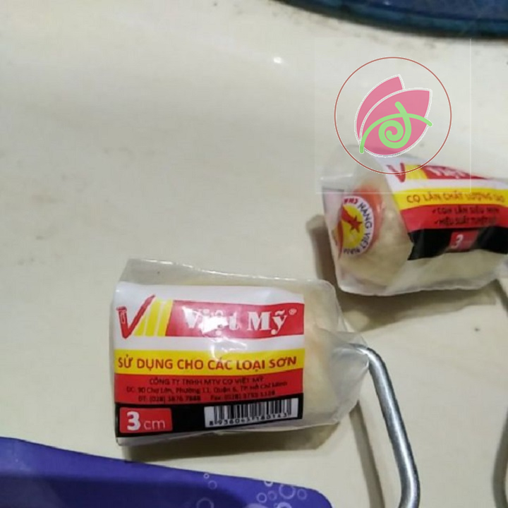 Cọ Lăn Chỉ Mini 3 cm (3cm) 1 cây Việt Mỹ , sơn dầu , sơn nước