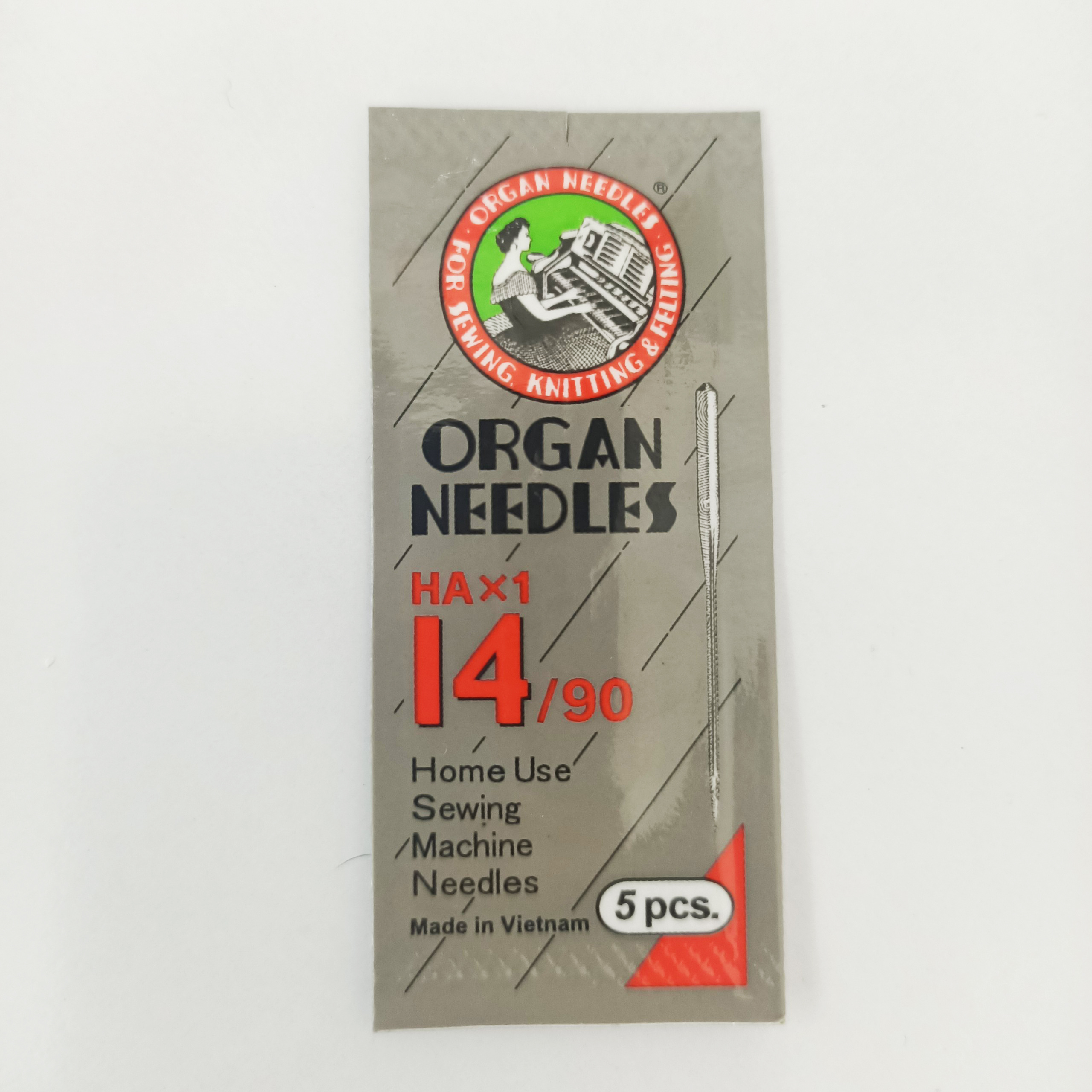 Kim organ Nhật máy may gia đình (vỉ 5 cây)