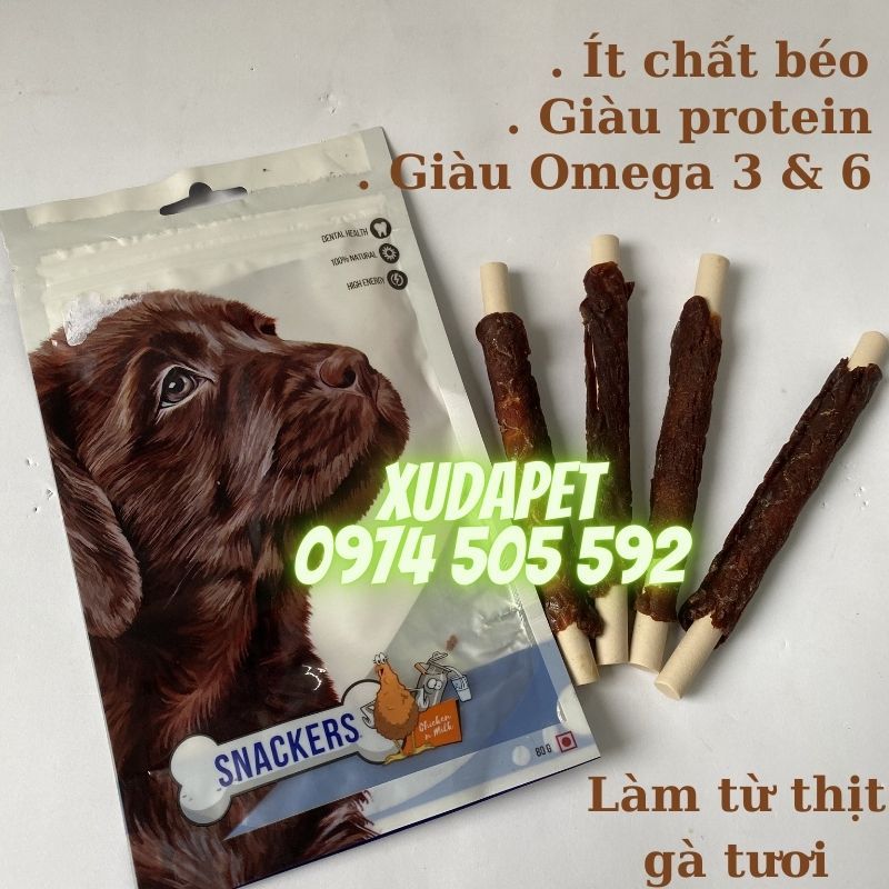 Xương Thưởng Snackers Cho Chó Vị Thịt Gà – Xudapet - SP000239
