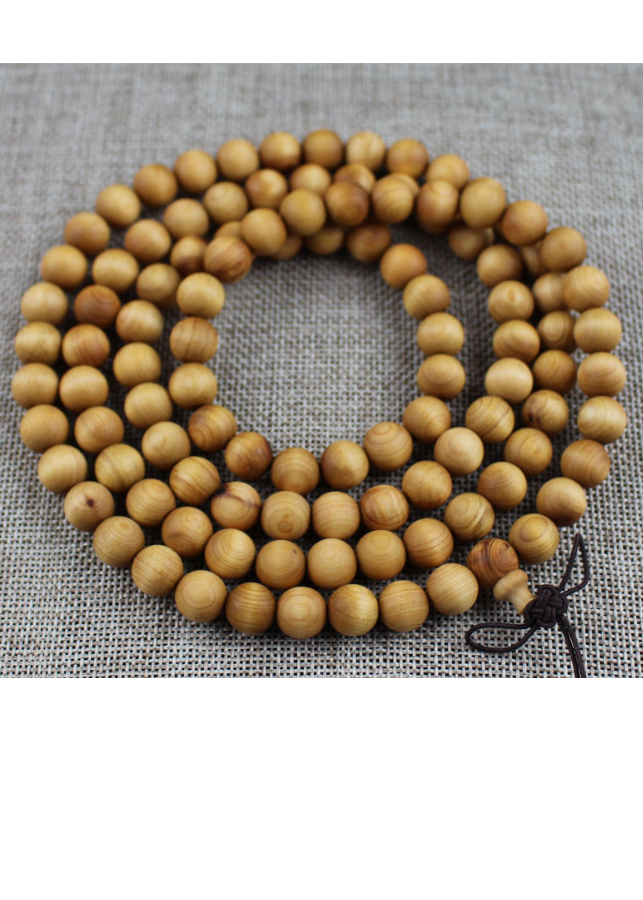 Vòng tay gỗ Tuyết Tùng 108 hạt VG17