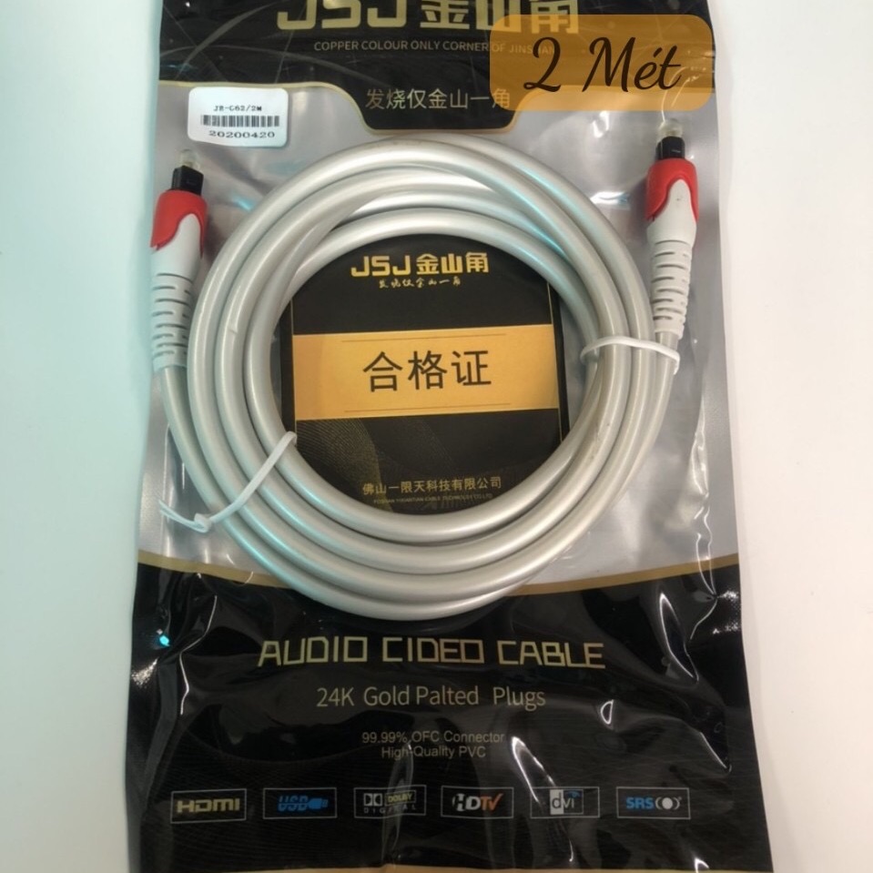 Dây Cáp Quang Optical 2 Mét JSJ - Hàng xịn -giá tốt