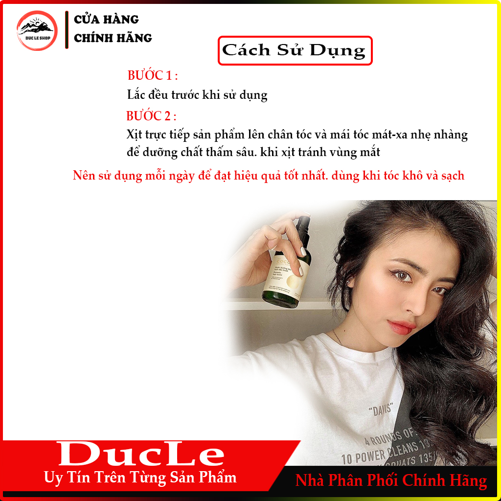 [HCM]Nước Dưỡng Tóc Tinh Dầu Bưởi COCOON ( 140ml )