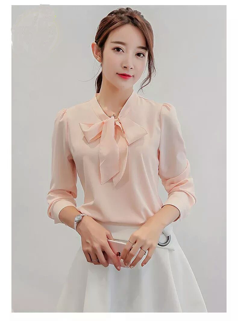 [HCM]ÁO THẮT NƠ DỂ THƯƠNG MINA