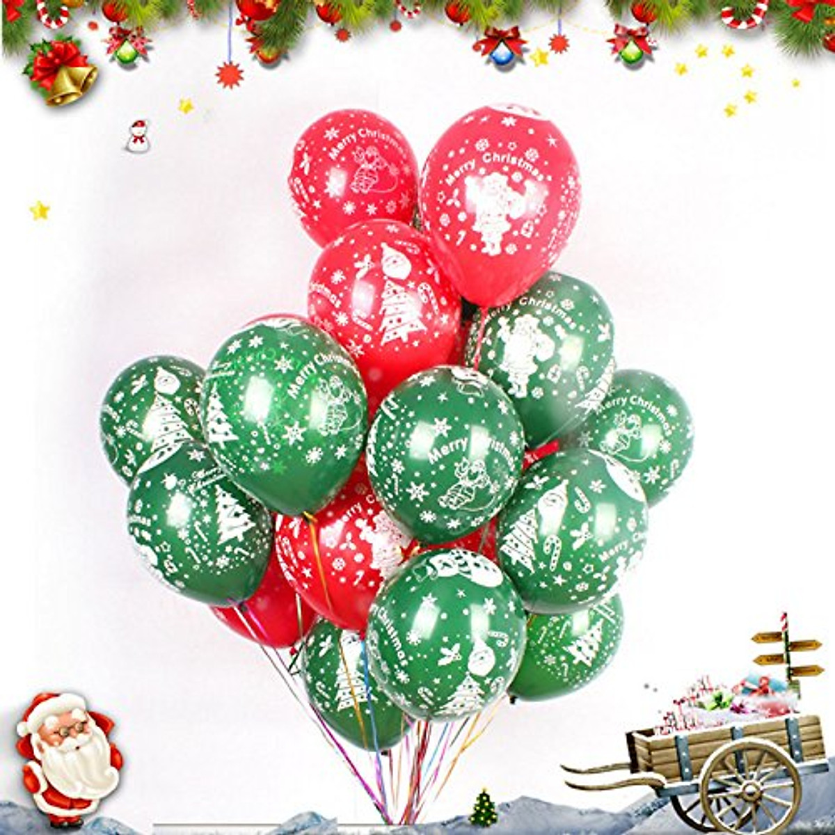 [HCM]10 bong bóng tròn chấm bi nhiều màu 12cm - Diệp Linh