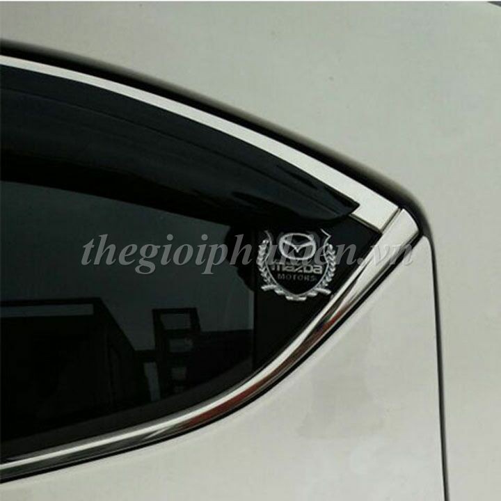 Bộ 2 Logo dạng Bông lúa theo xe Mazda