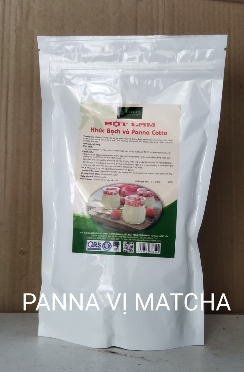 BỘT LÀM CHÈ KHÚC BẠCH -  PANNA COTTA 1KG