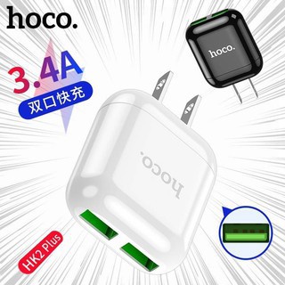 Sạc nhanh hoco hk2 plus 3.4a 2 cổng usb bluetech