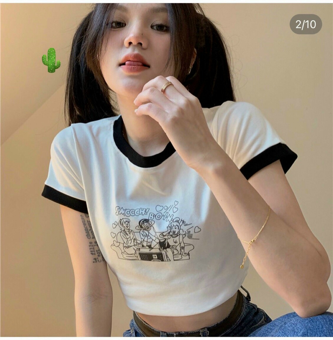 Áo thun Croptop PC