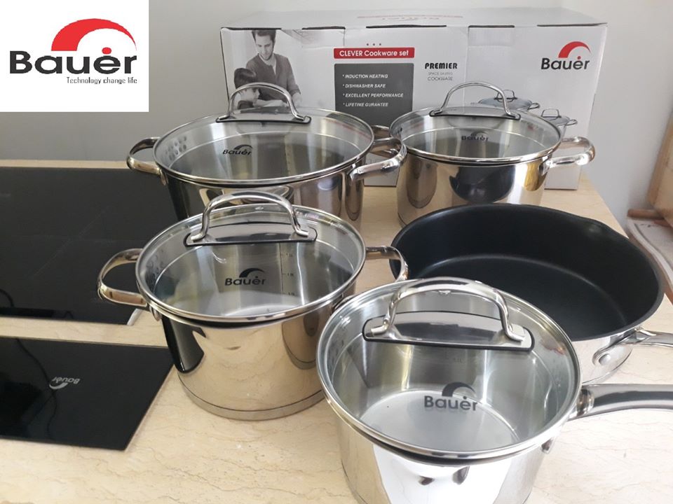 Bộ nồi Bauer Clever - Hàng Chính Hãng