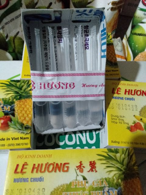 {HÔP 10 ỐNG }TINH DẦU CHUỐI LỆ HƯƠNG LOẠI 1