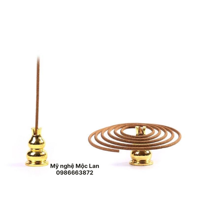 Đế hồ lô cắm nhang vòng và nhang cây