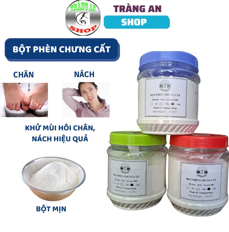 Bột phèn chua chưng cất nguyên chất