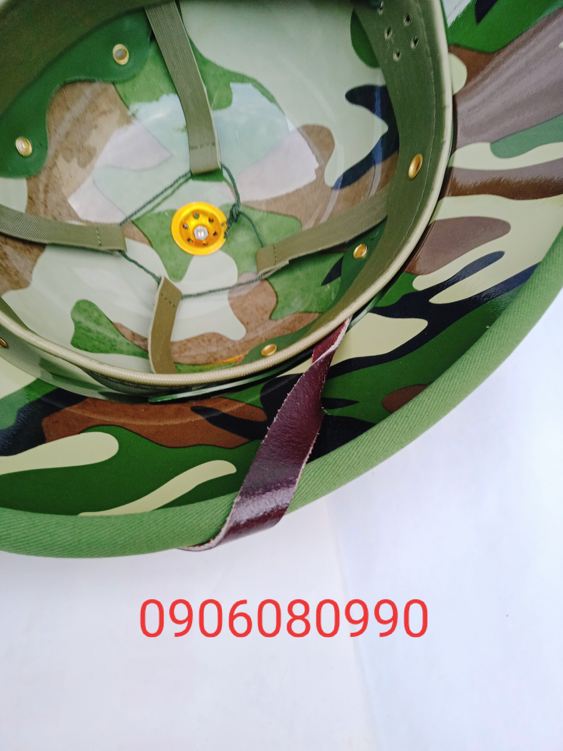 Mũ cối lòng rằn ri cao cấp loại 1( tặng sao)