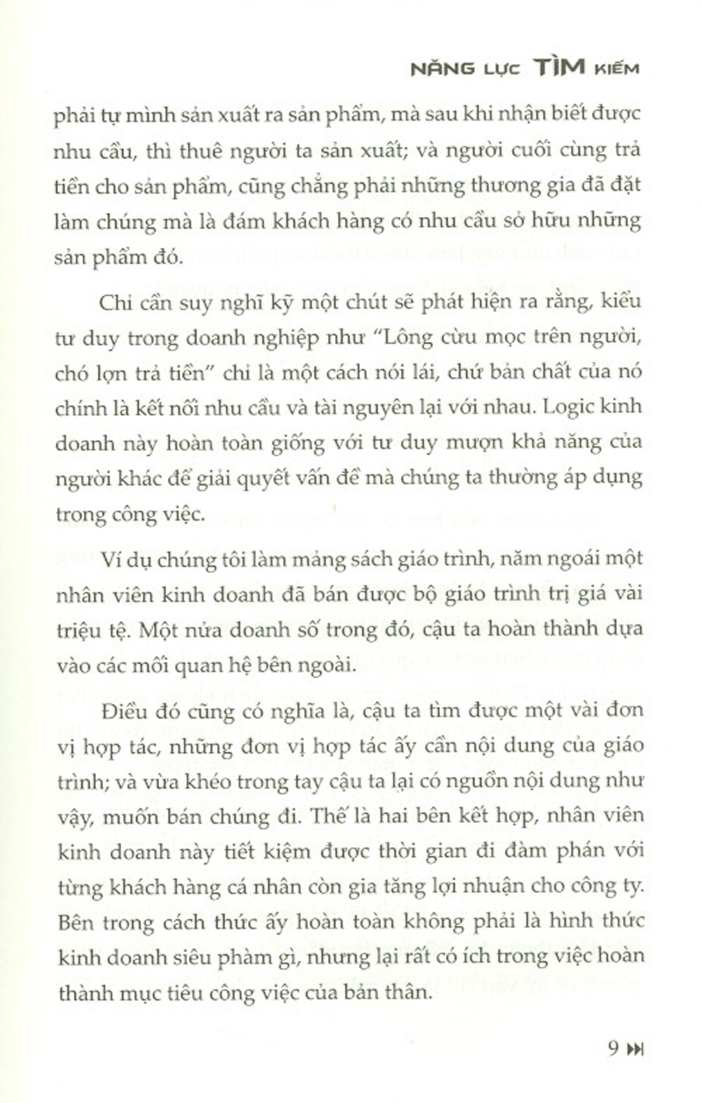 Năng Lực Tìm Kiếm